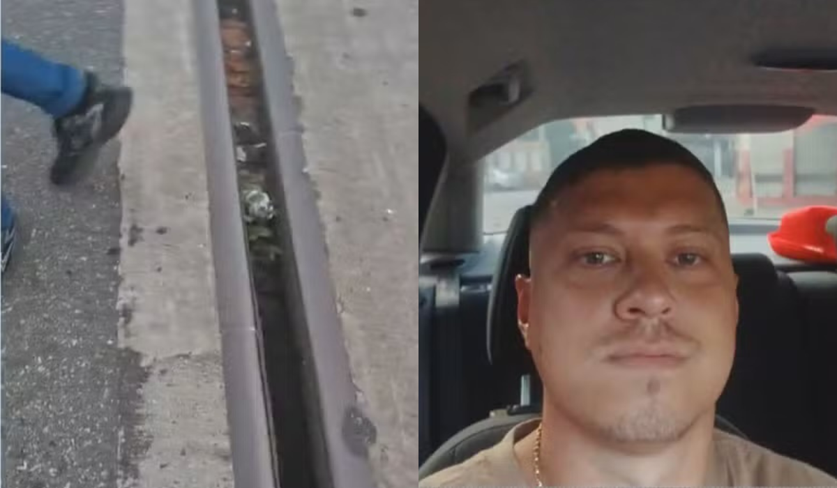 motociclista-fica-preso-em-junta-de-dilatacao,-e-arremessado-e-cai-de-viaduto-na-linha-vermelha