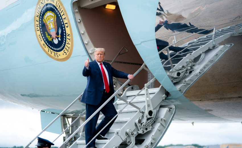 trump-intima-jornalistas-do-new-york-times-a-depor-apos-materia-sobre-novo-air-force-one