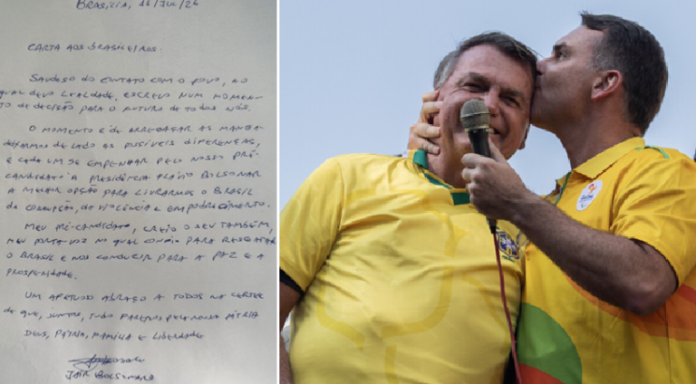 carta-de-jair-bolsonaro-tenta-enquadrar-aliados-e-expoe-crise-entre-flavio-e-michelle