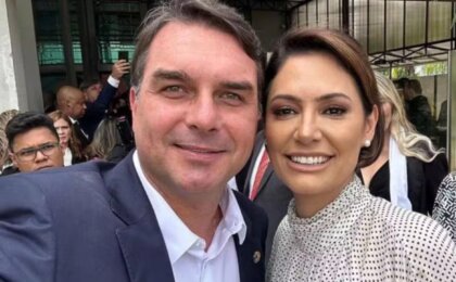 flavio-bolsonaro-nega-afastamento-planejado-de-michelle,-critica-moraes-e-reforca-pre-candidatura