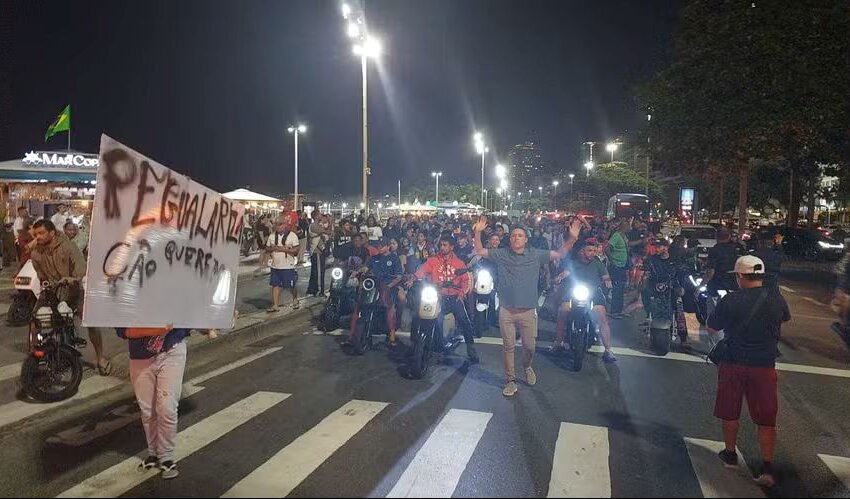 operacao-tolerancia-zero:-camelos-fecham-avenida-atlantica-em-protesto