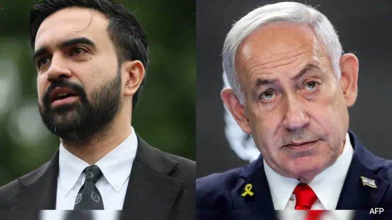 o-prefeito-de-nova-york,-zohran-mamdani-e-benjamin-netanyahu,-primeiro-ministro-israelense.