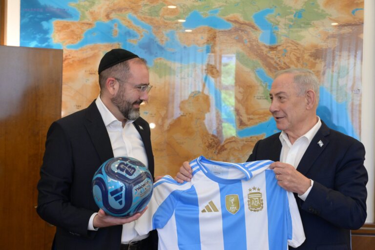 netanyahu-recebe-audio-de-milei-e-deseja-sorte-a-argentina-em-final-da-copa-do-mundo