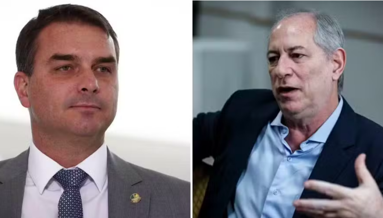 flavio-bolsonaro-quer-abastecer-ciro-gomes-com-material-contra-lula,-diz-coluna