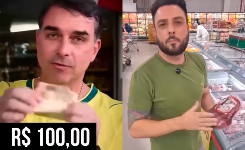 o-senador-flavio-bolsonaro-e-o-influenciador-robson-ataide.