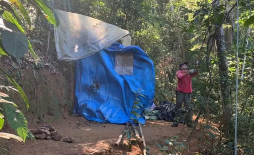 operacao-retira-quase-meia-tonelada-de-barracas-e-entulho-de-area-protegida-no-parque-da-tijuca