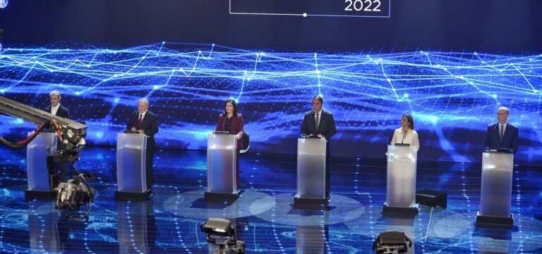 eleicoes-2026:-band,-record-e-globo-definem-datas-para-debates-presidenciais