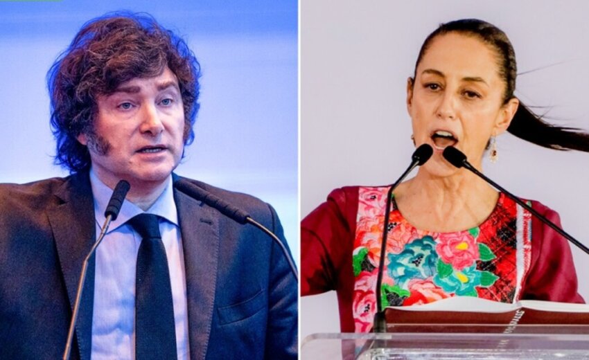 sheinbaum-rebate-milei-apos-acusacao-sem-provas-contra-brasil-e-mexico