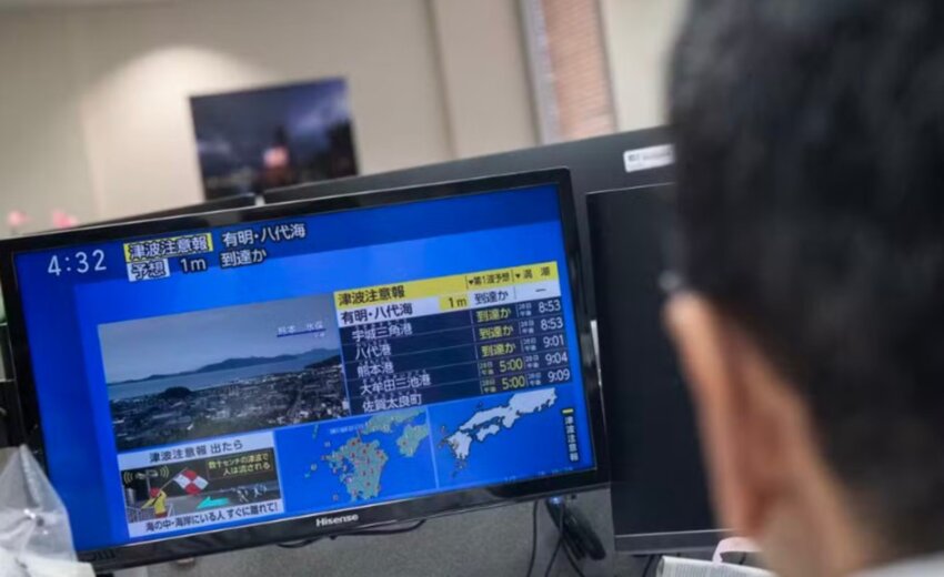 terremoto-de-magnitude-7,1-atinge-o-japao,-derruba-edificios-e-deixa-dezenas-de-feridos