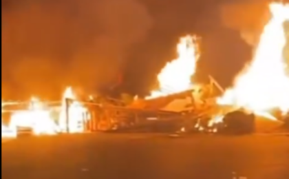 pos-vendaval:-falta-de-luz-provoca-protestos-e-bloqueios-na-avenida-brasil-e-jacarepagua;