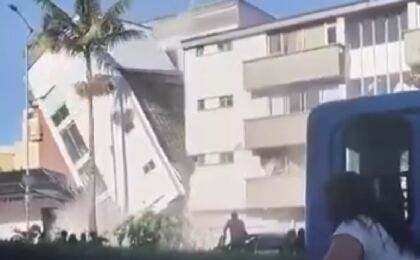 video-mostra-predio-desabando-durante-terremoto-na-colombia