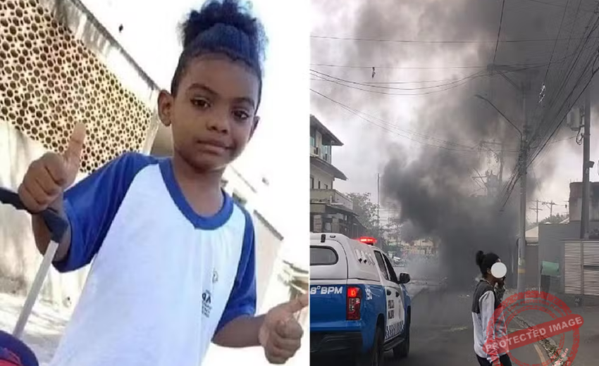 moradores-protestam-apos-crianca-de-5-anos-morrer-baleada-em-ataque-em-campos