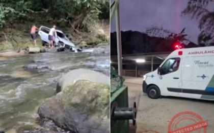 motorista-de-app-e-resgatado-com-vida-dois-dias-apos-carro-cair-de-penhasco-em-macae