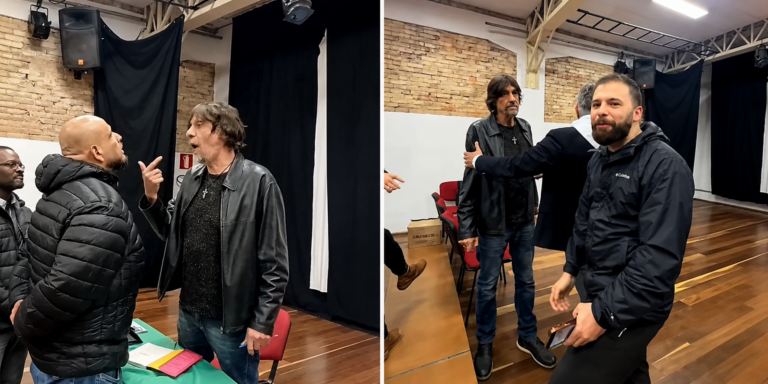 alvo-de-emboscada,-peninha-e-atacado-por-bolsonaristas-em-festival-literario-no-rs